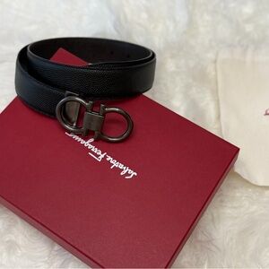 Salvatore Ferragamo Double Gancini reversible belt
